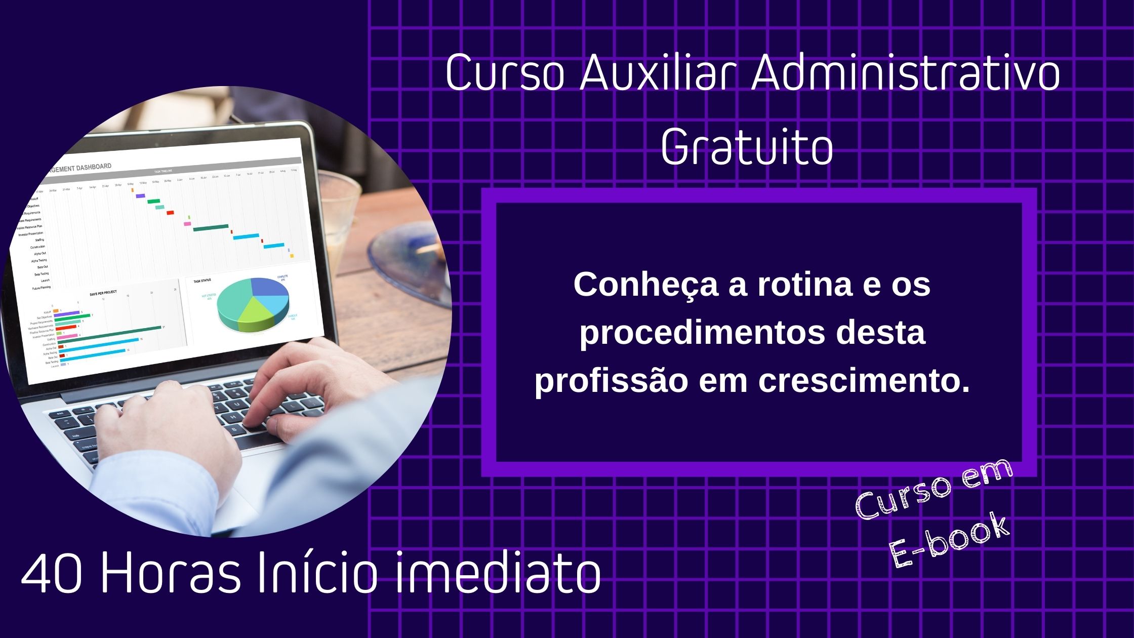 Capa Curso Auxiliar Administrativo