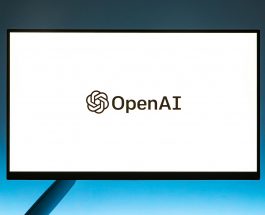 computer monitor with openai website loading screen