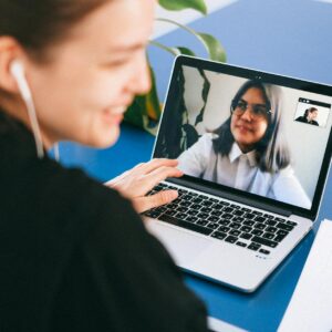 people on a video call