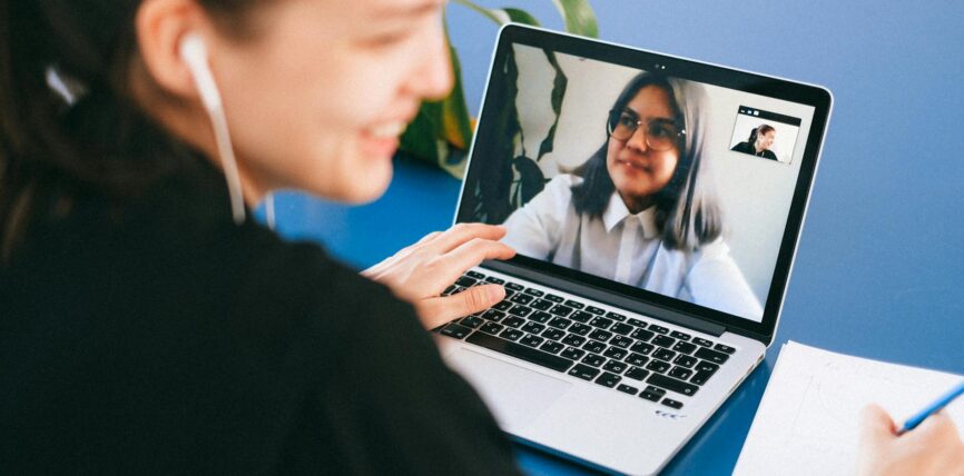 people on a video call