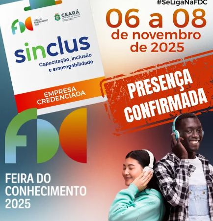 SINCLUS Participará da Feira do Conhecimento 2025 em Fortaleza