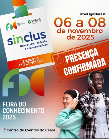 SINCLUS Participará da Feira do Conhecimento 2025 em Fortaleza