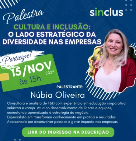 Cultura e Inclusão: Estratégia de Diversidade nas Empresas é Tema de Palestra Online