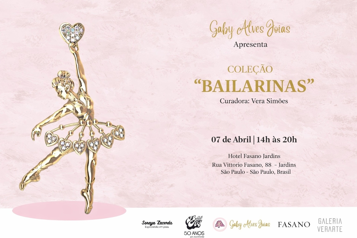 Coleção “Bailarinas” de Gaby Alves estreia em abril