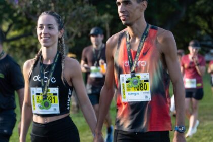 Corredores testam HUAWEI GT Runner 2 na Maratona de SP