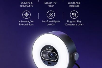 EMEET lança S600L no Brasil para criadores e streamers