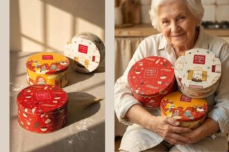 Vó Alzira traz latas colecionáveis para o Dia das Avós