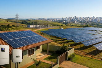 Geração solar chega a 55 GW e vira 2ª maior fonte