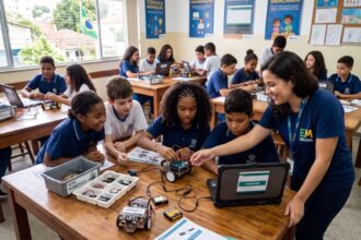 Robótica torna-se obrigatória nas escolas a partir de 2026
