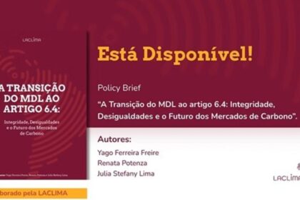 LACLIMA lança estudo sobre o novo mercado global de carbono