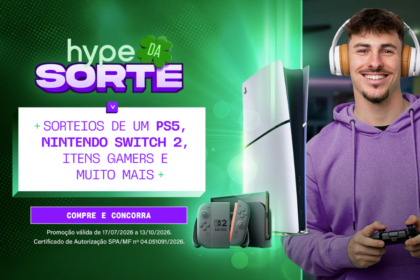 Hype Games distribui mais de 800 prêmios em ação para gamers