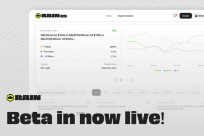 Rain Trade adota modelo descentralizado em mercados preditivos